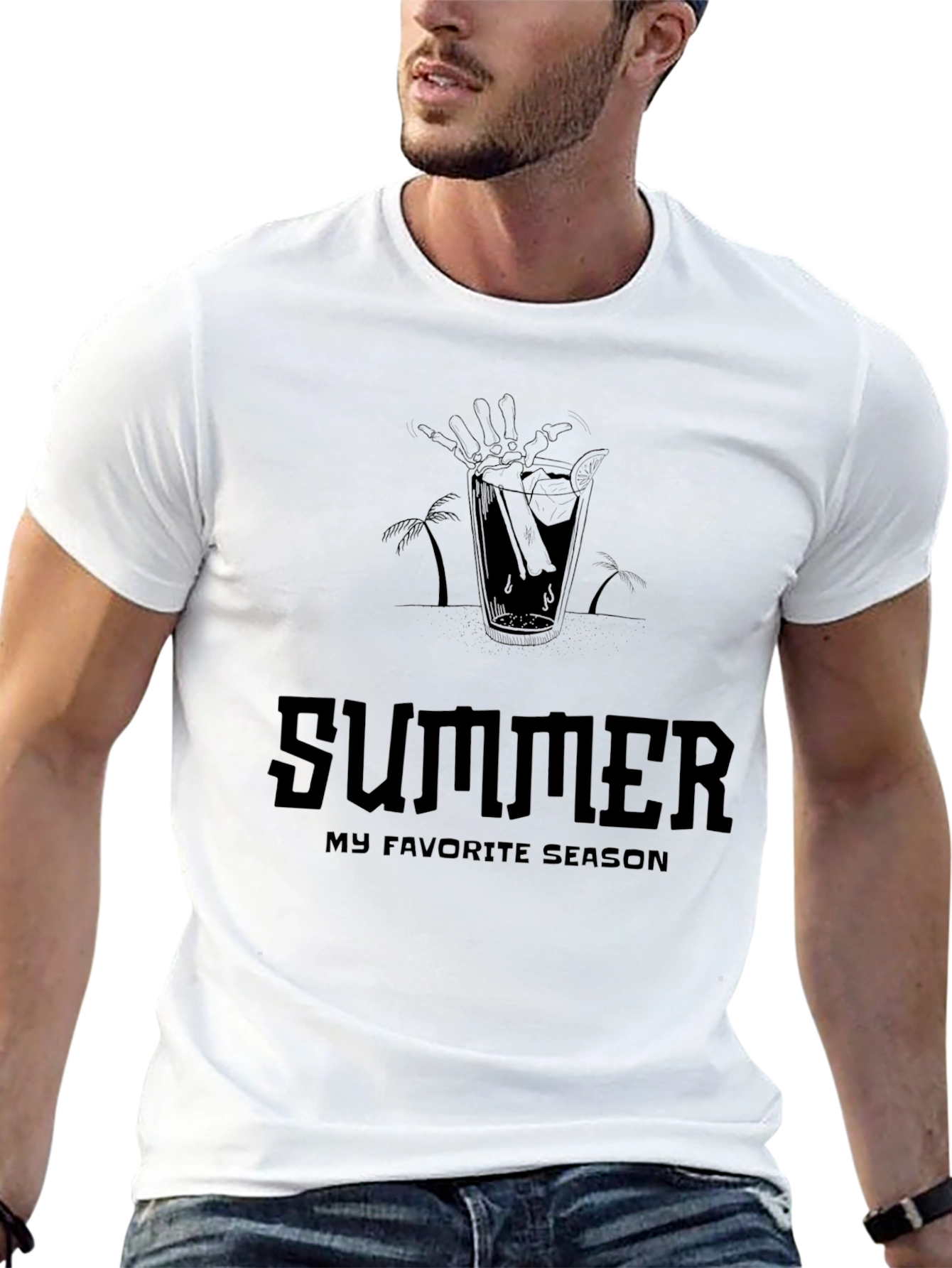Summer My Favorite Season T-Shirt Black