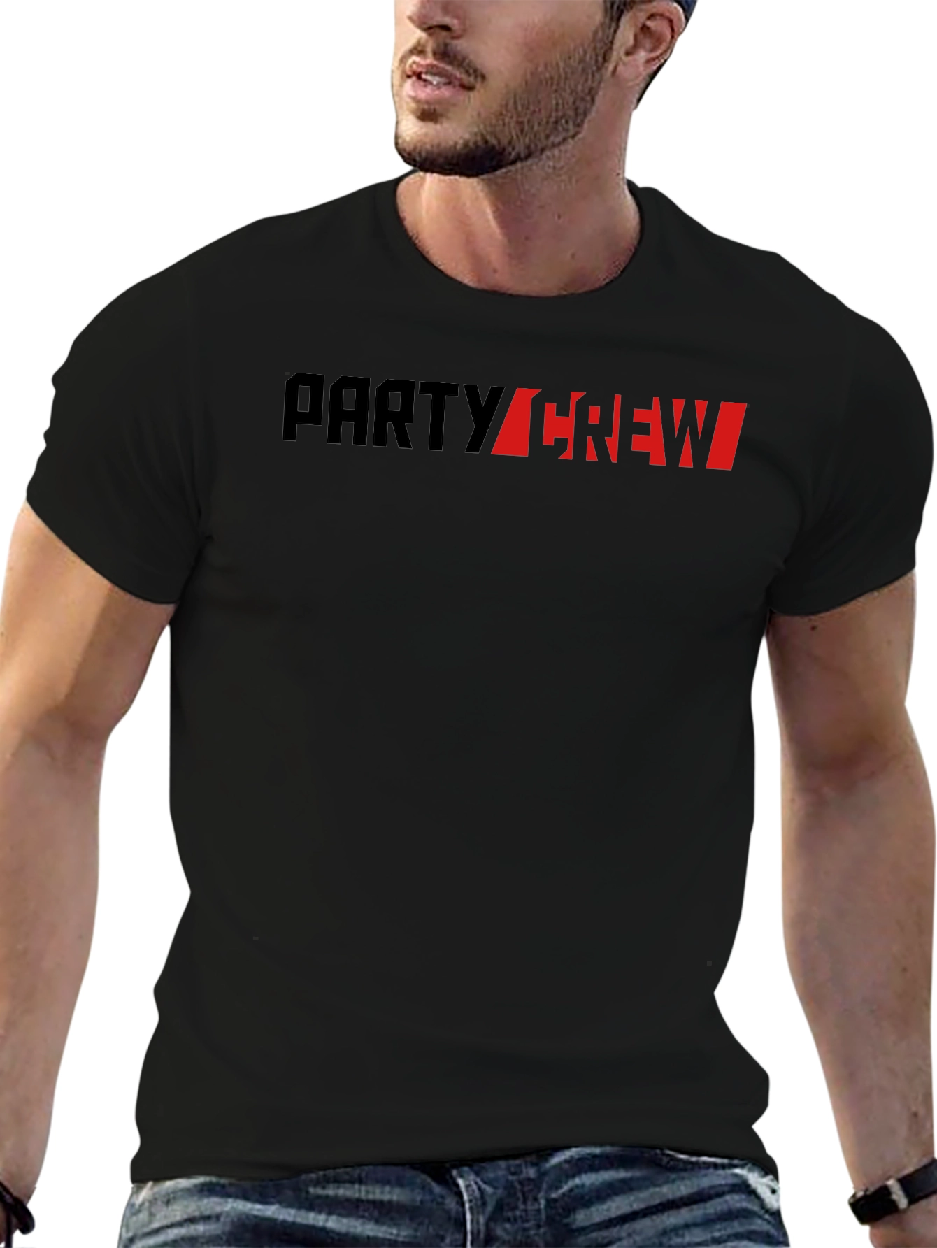Party Crew Graphic Tee - Bold Style