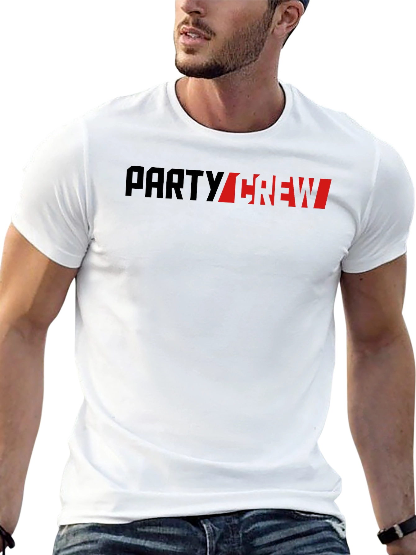 Party Crew Graphic Tee - Bold Style