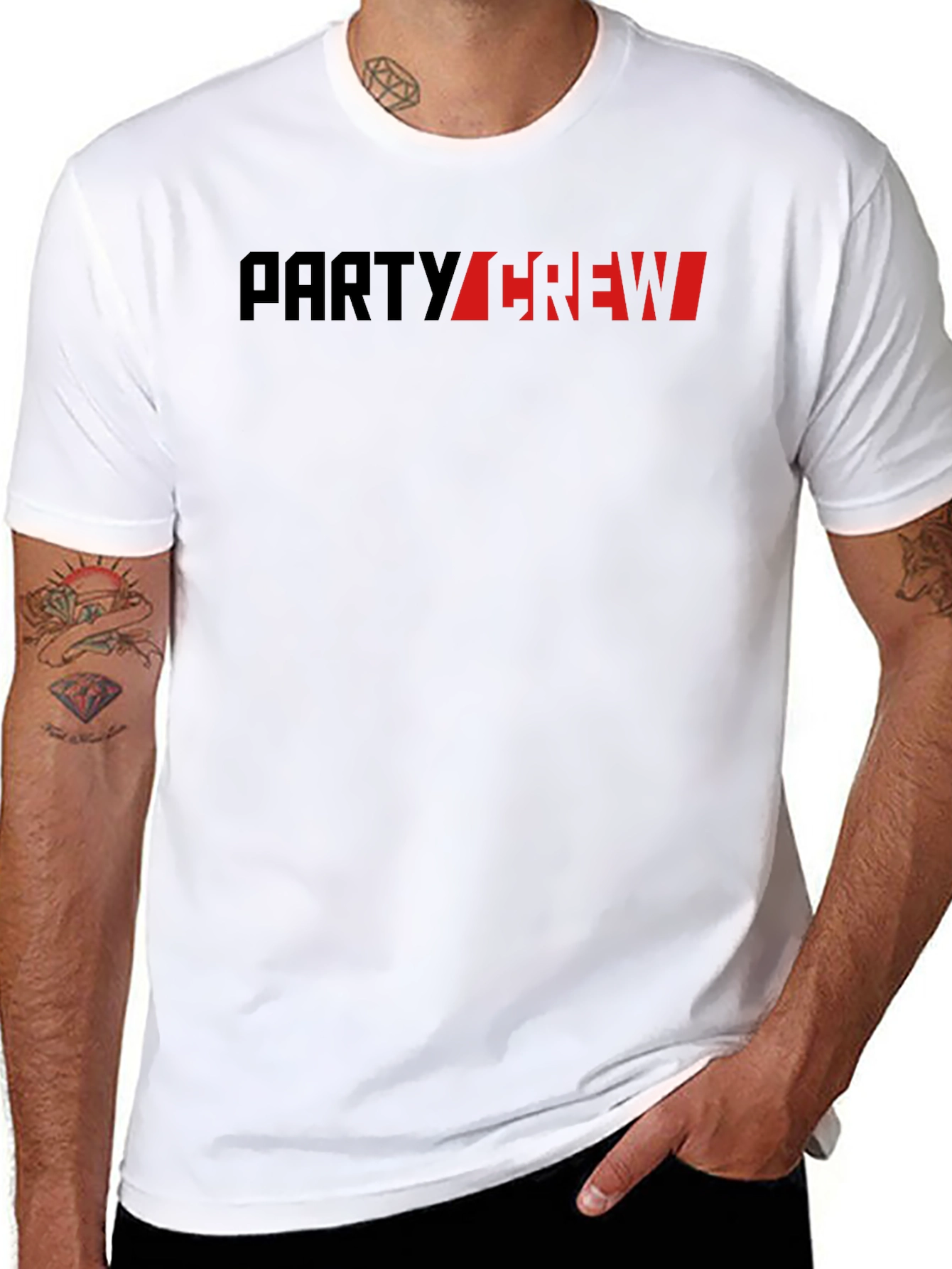 Party Crew Graphic Tee - Bold Style