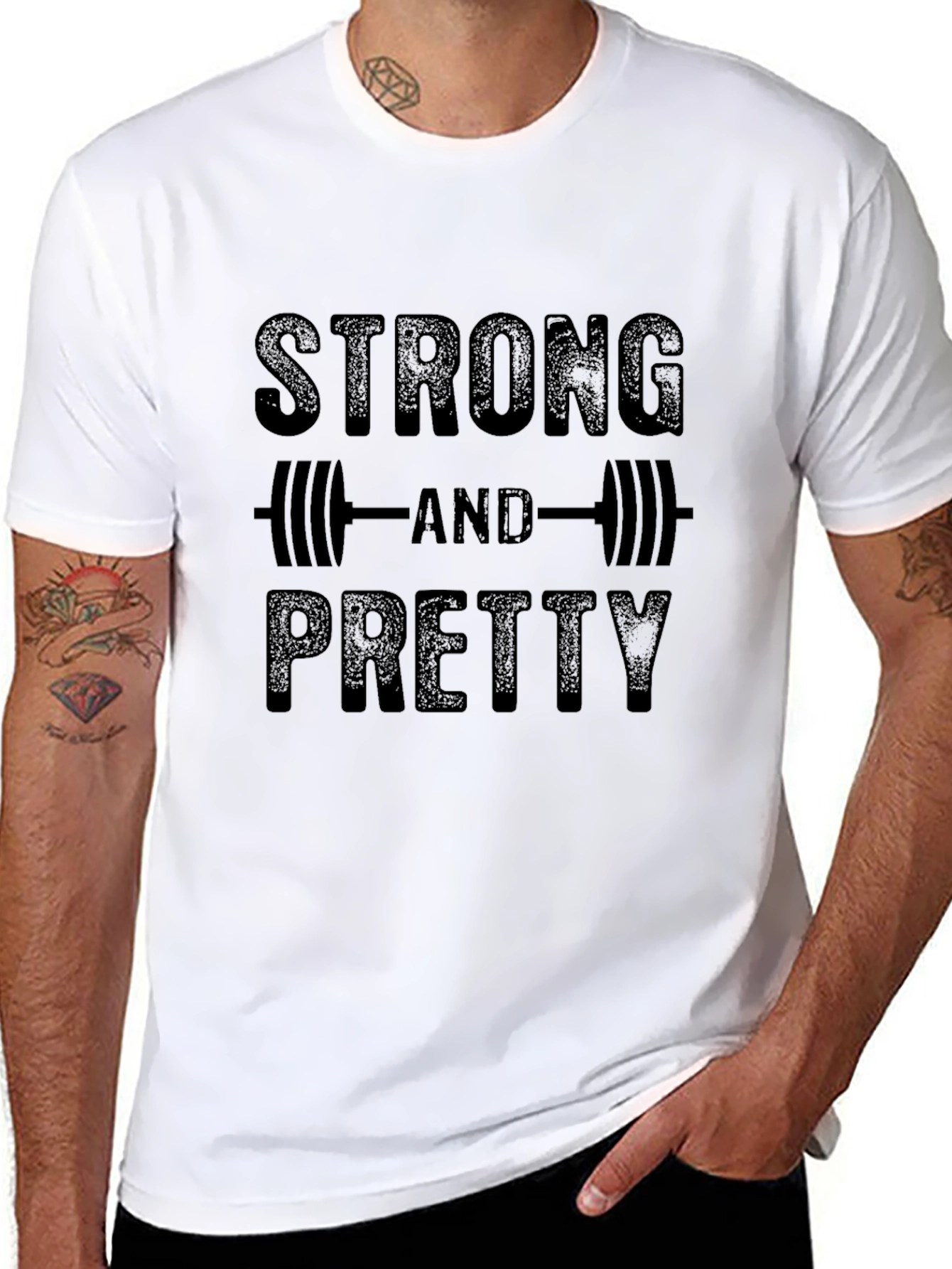 Strong and Pretty Graphic T-Shirt