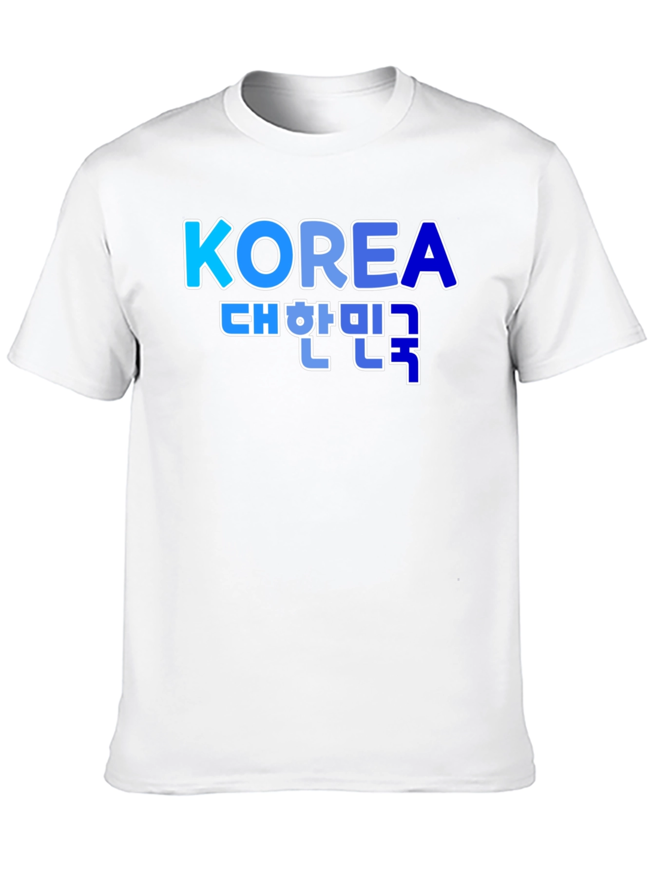 Korea T-Shirt - Black Tee with Vibrant Graphic