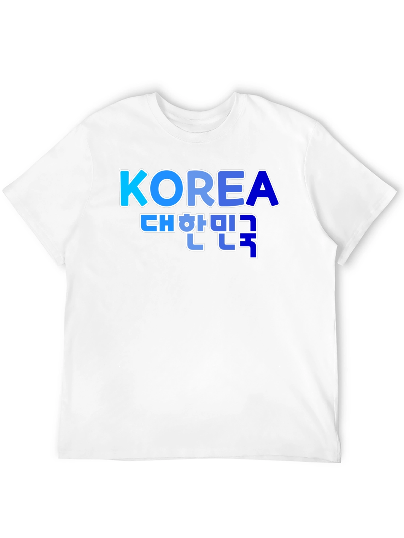 Korea T-Shirt - Black Tee with Vibrant Graphic