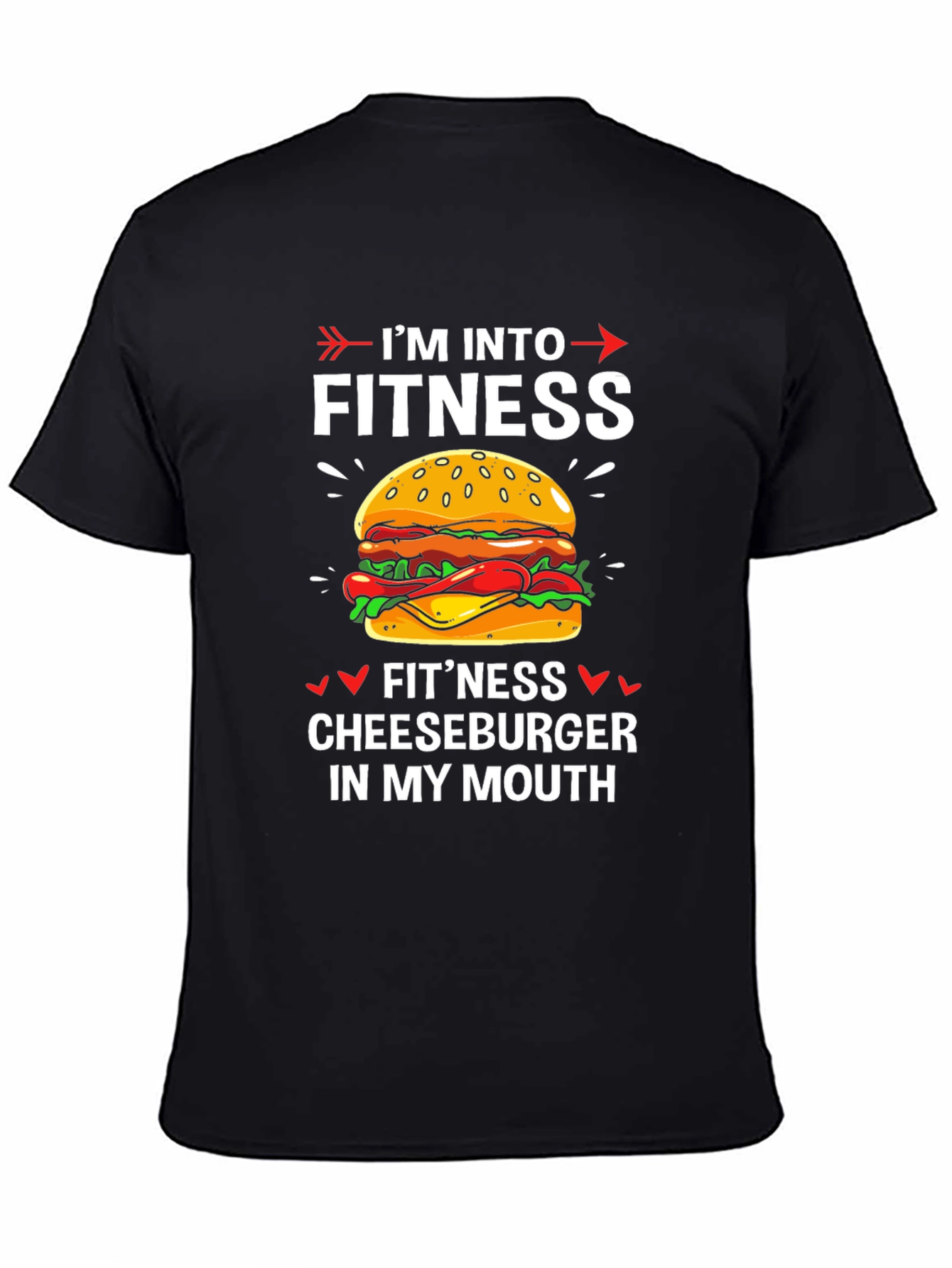 Fitness Cheeseburger Graphic Tee