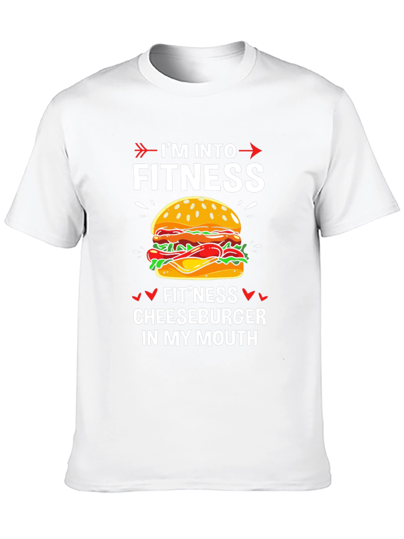 Fitness Cheeseburger Graphic Tee