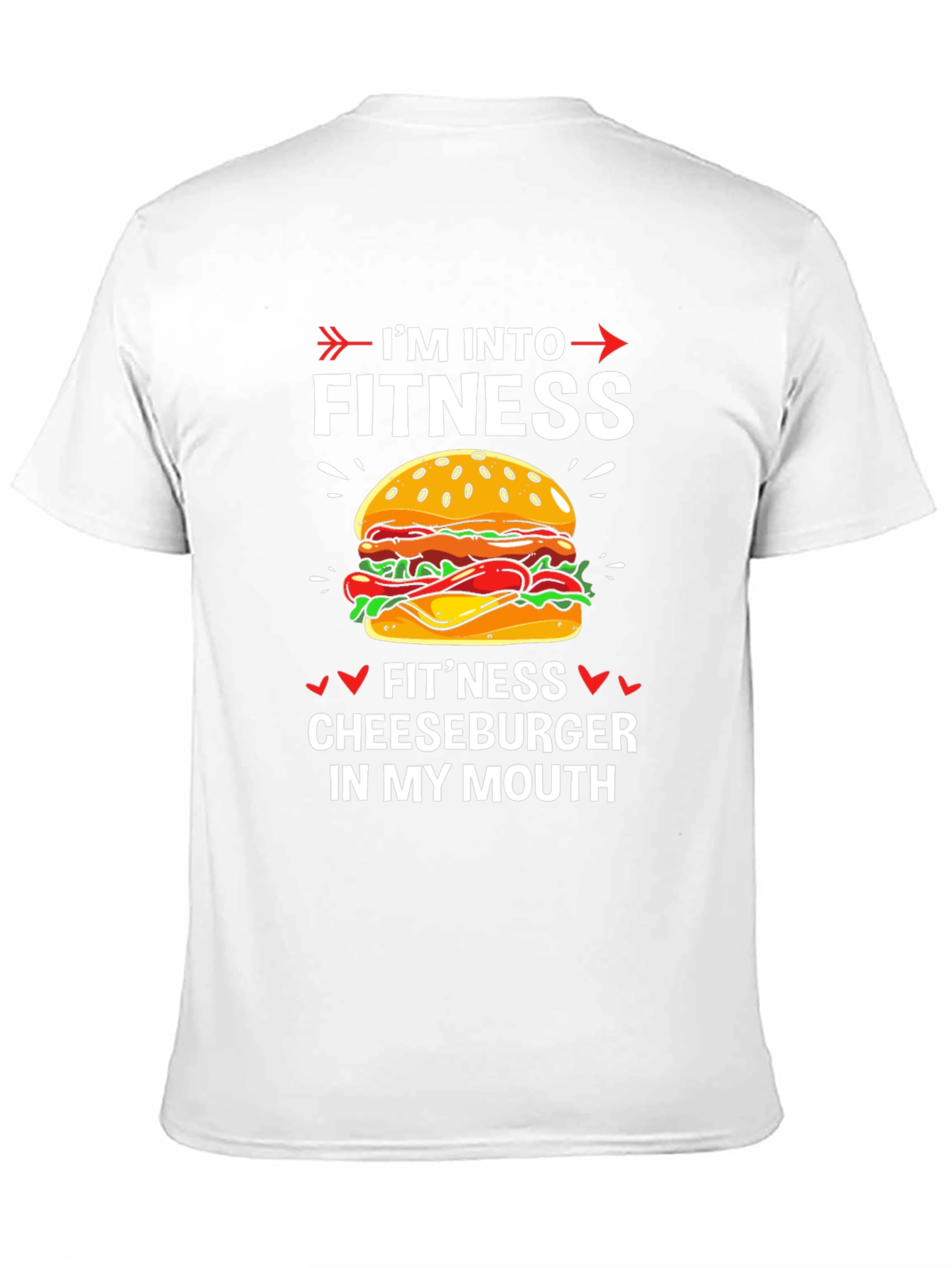 Fitness Cheeseburger Graphic Tee
