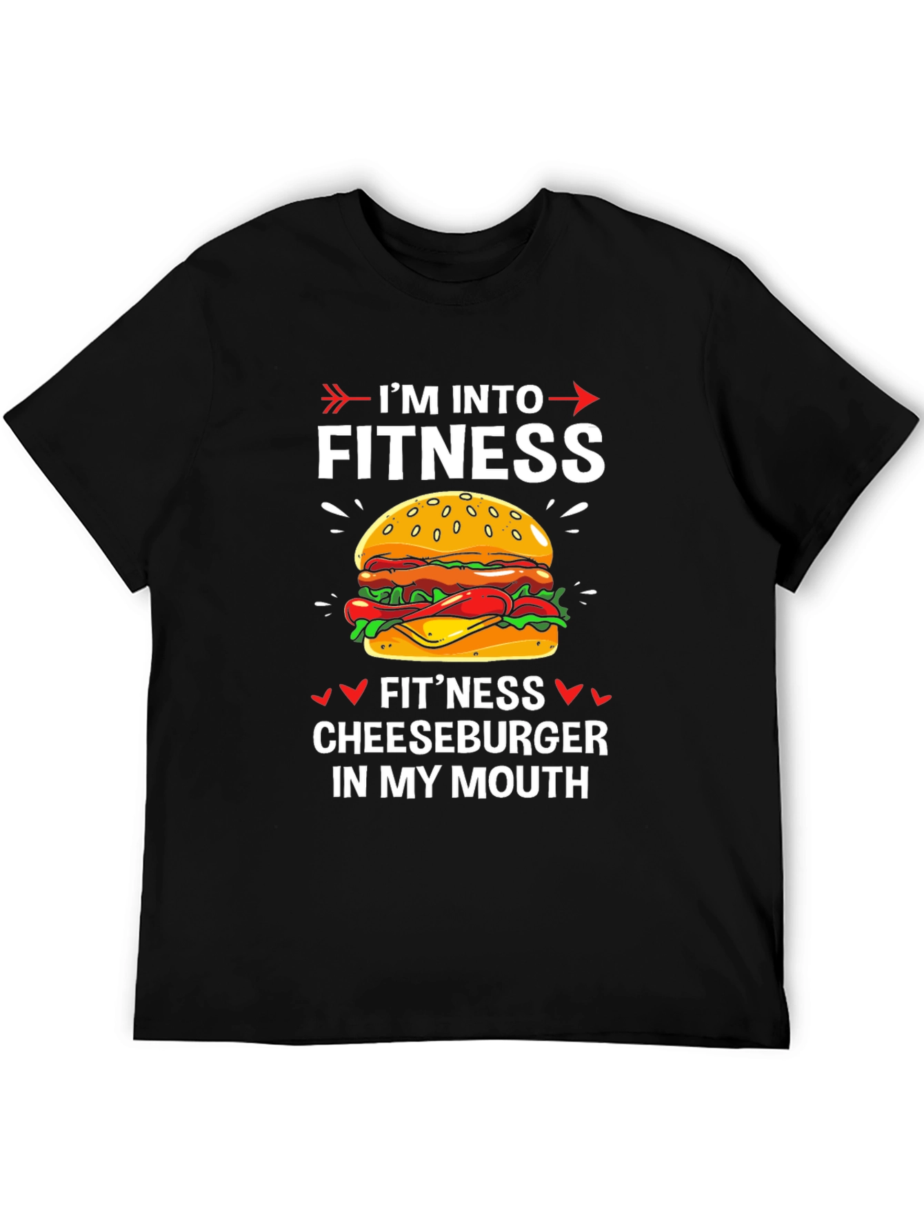 Fitness Cheeseburger Graphic Tee