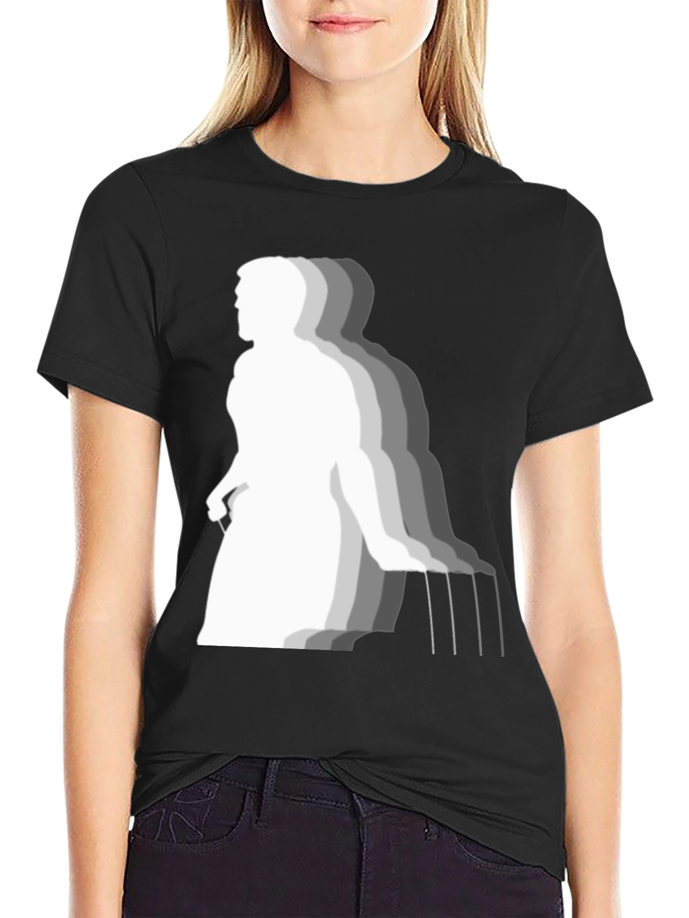 Unique Graphic Print Black T-Shirt for Men