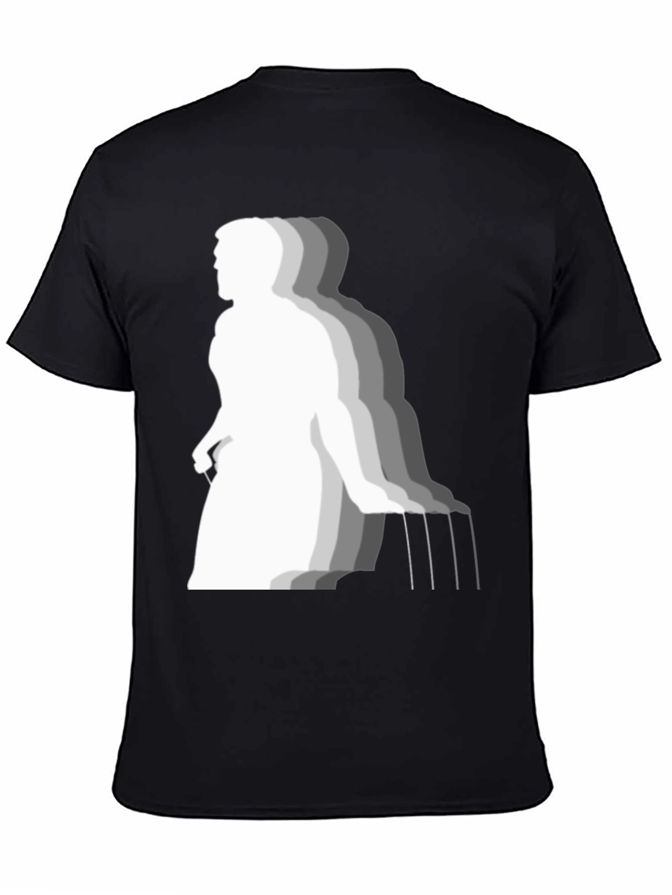 Unique Graphic Print Black T-Shirt for Men