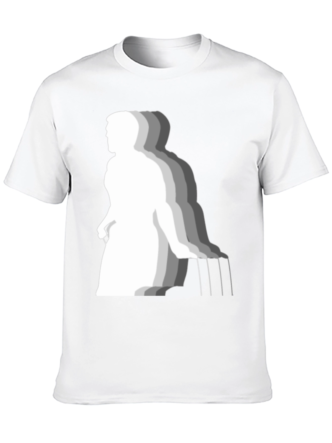 Unique Graphic Print Black T-Shirt for Men