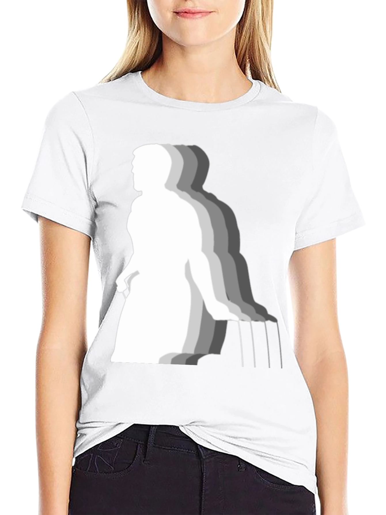 Unique Graphic Print Black T-Shirt for Men
