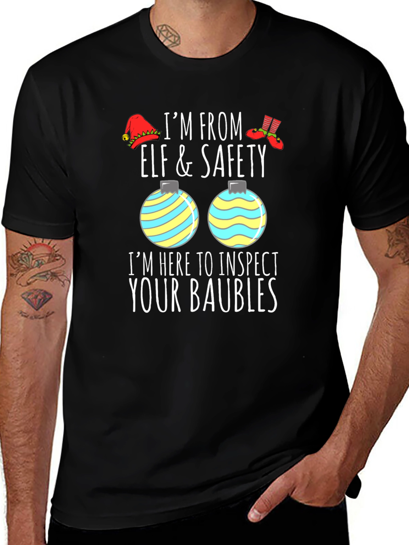 Elf & Safety Inspector Christmas T-Shirt