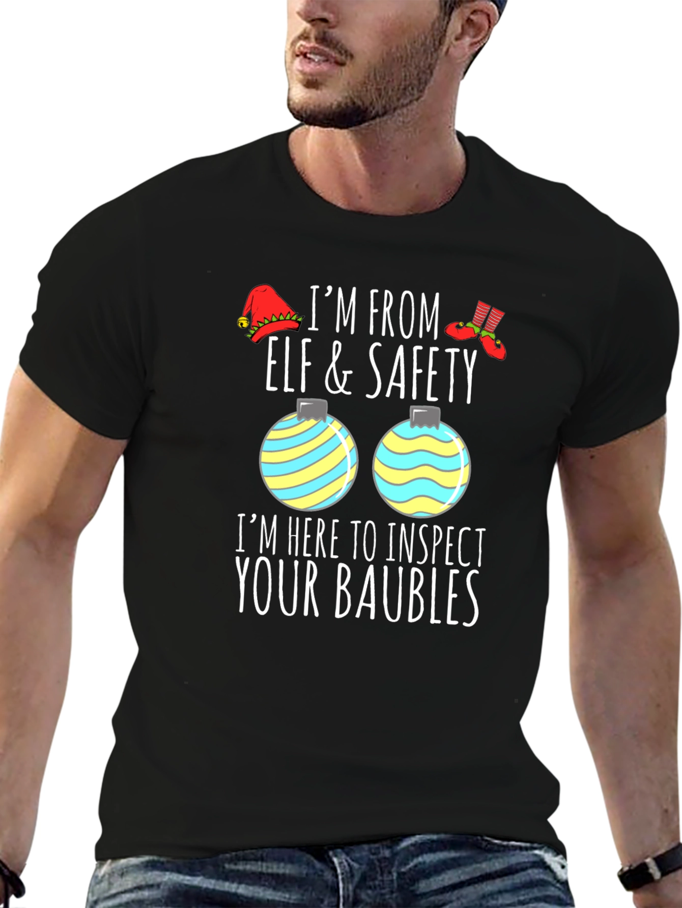 Elf & Safety Inspector Christmas T-Shirt