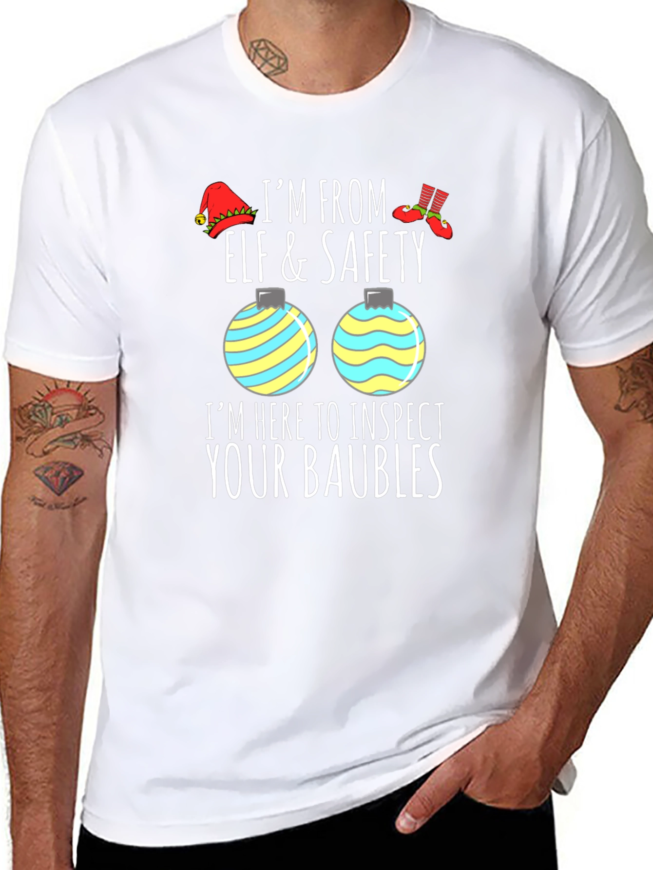 Elf & Safety Inspector Christmas T-Shirt