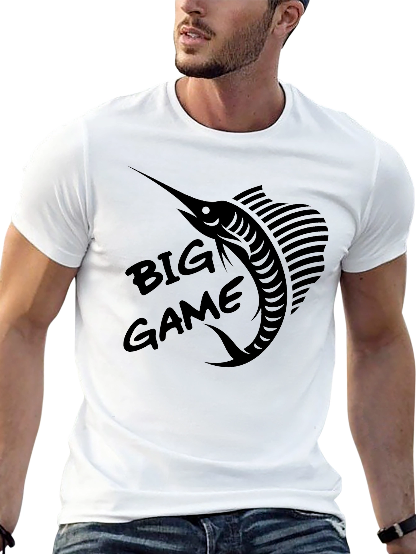 Big Game Fishing T-Shirt - Anglers Style
