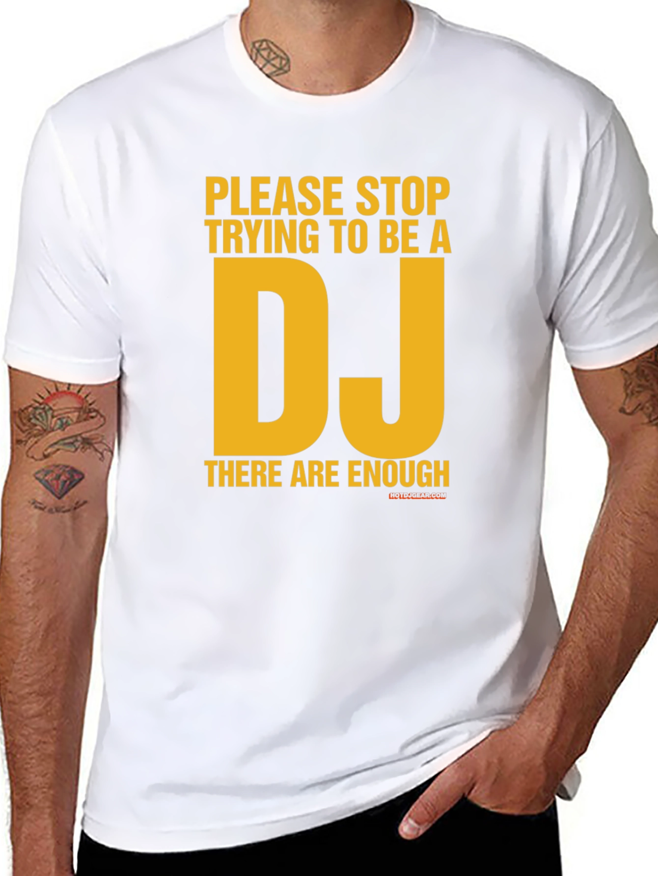 Stop Trying to Be a DJ Graphic T-Shirt