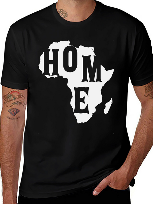 Africa Home Graphic Tee - Black