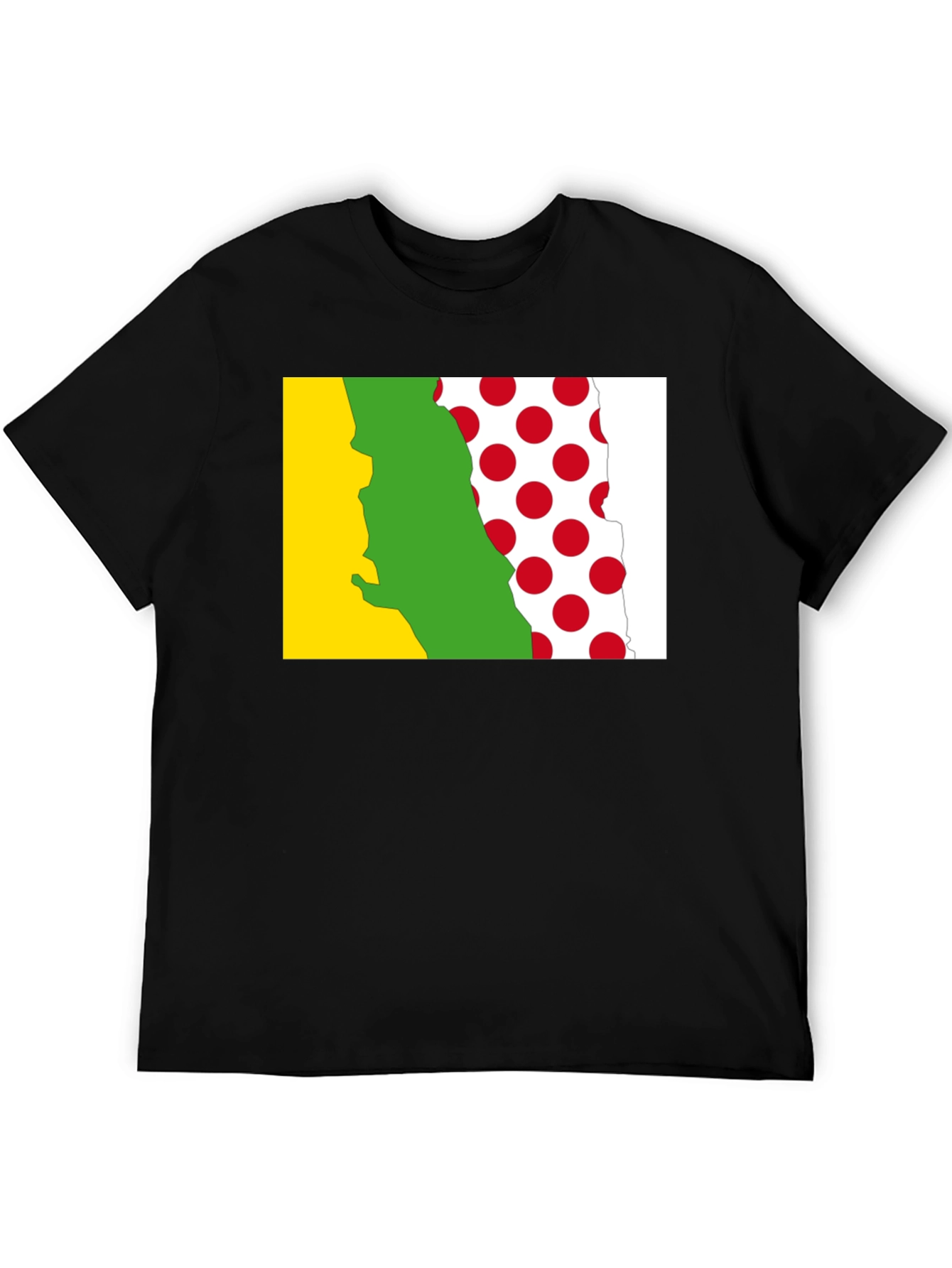 Tour de France Jersey Inspired Black T-Shirt
