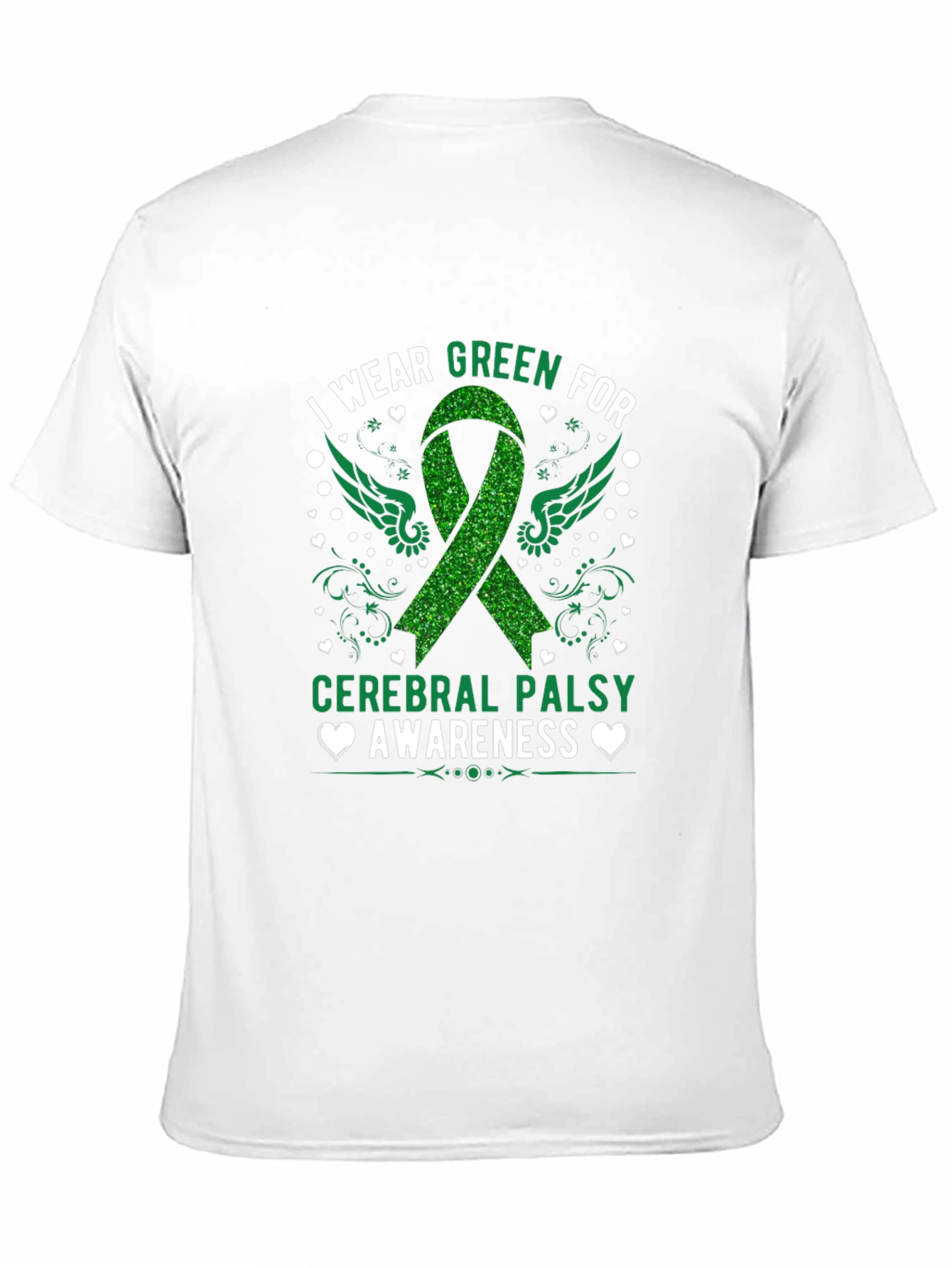 Cerebral Palsy Awareness Green Ribbon T-Shirt
