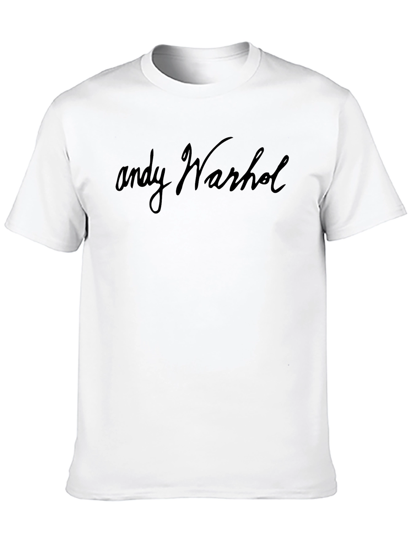 Andy Warhol Graphic Tee - Stylish Black T-Shirt