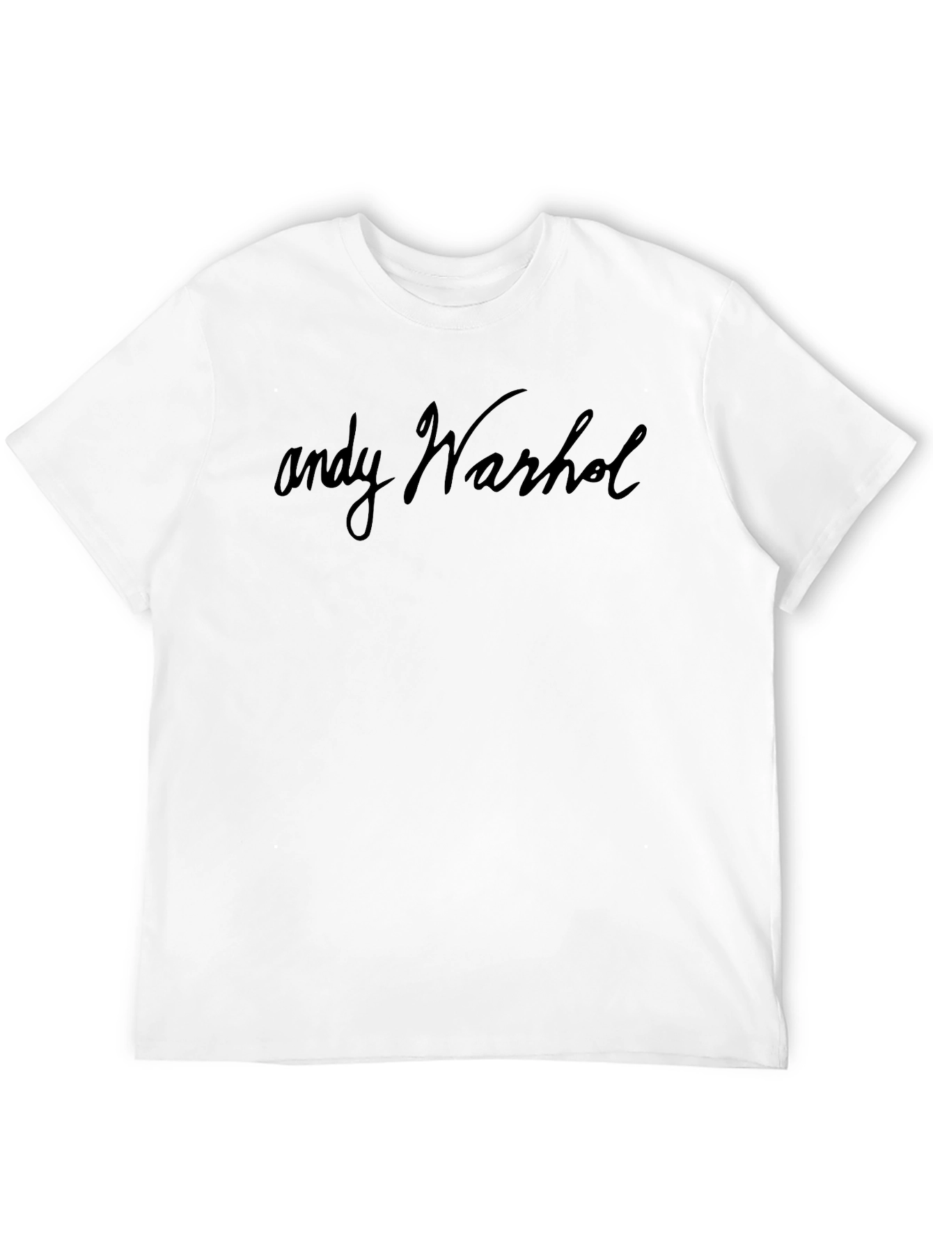 Andy Warhol Graphic Tee - Stylish Black T-Shirt