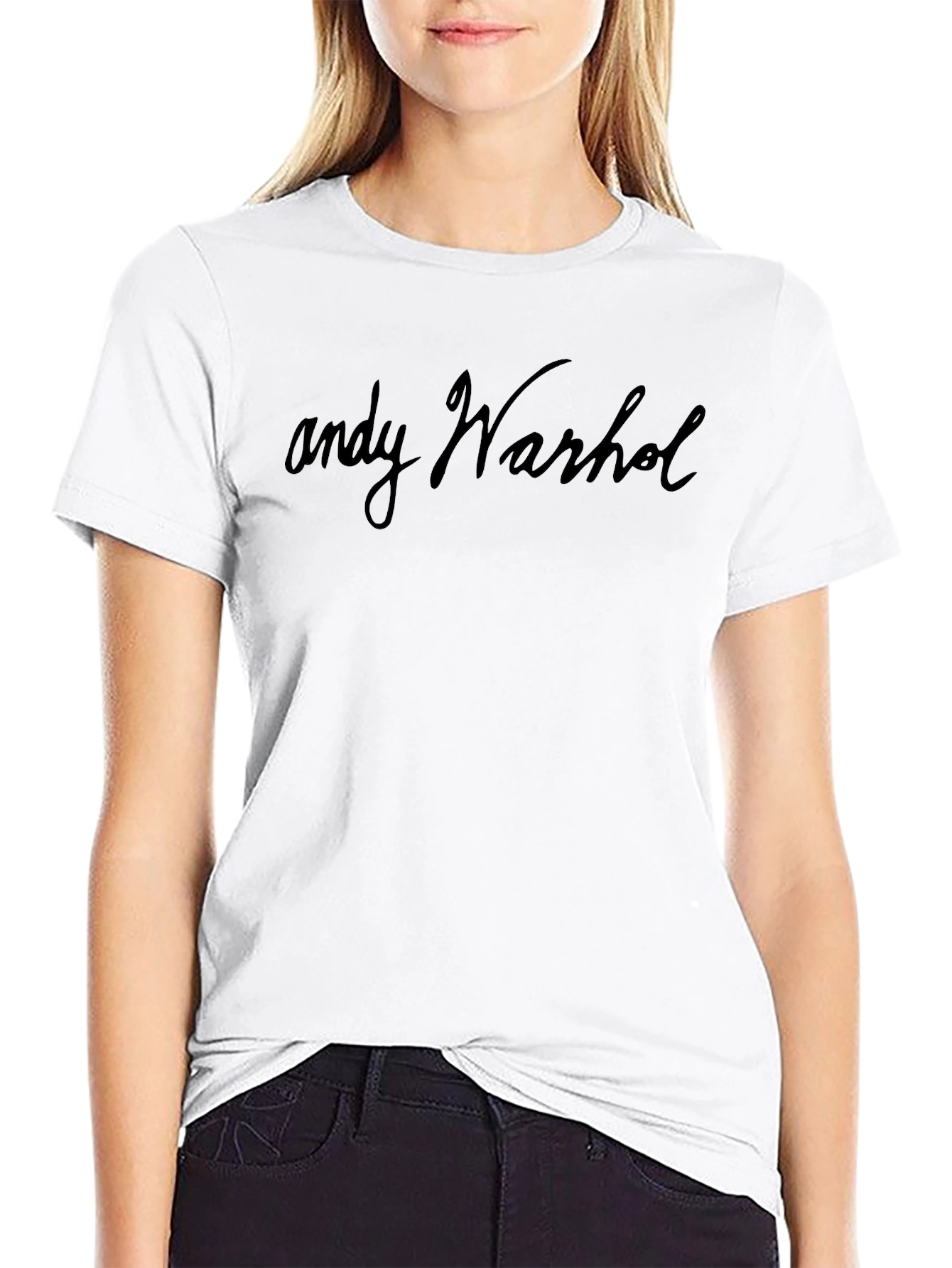 Andy Warhol Graphic Tee - Stylish Black T-Shirt