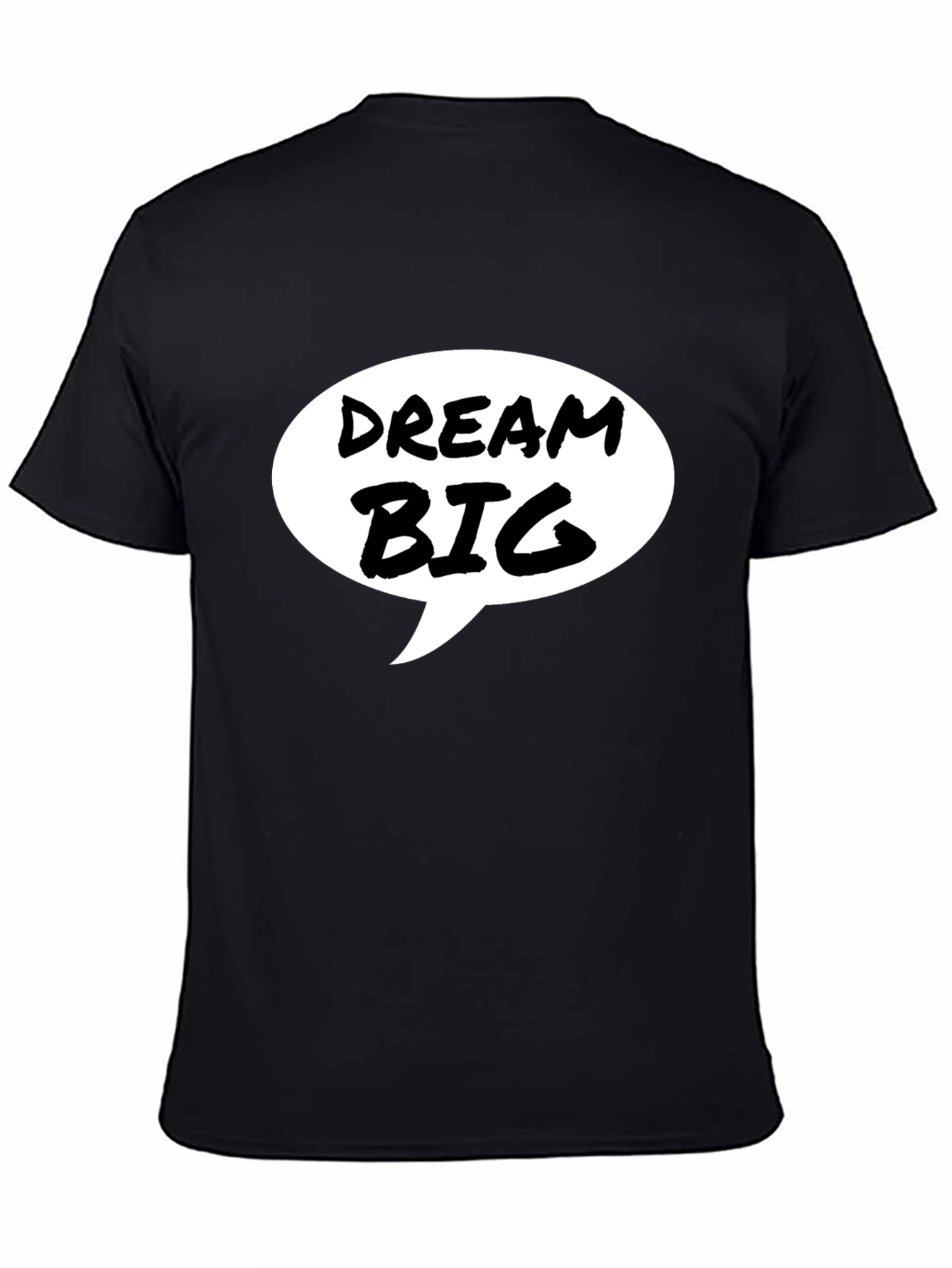 Dream Big Black Graphic Tee