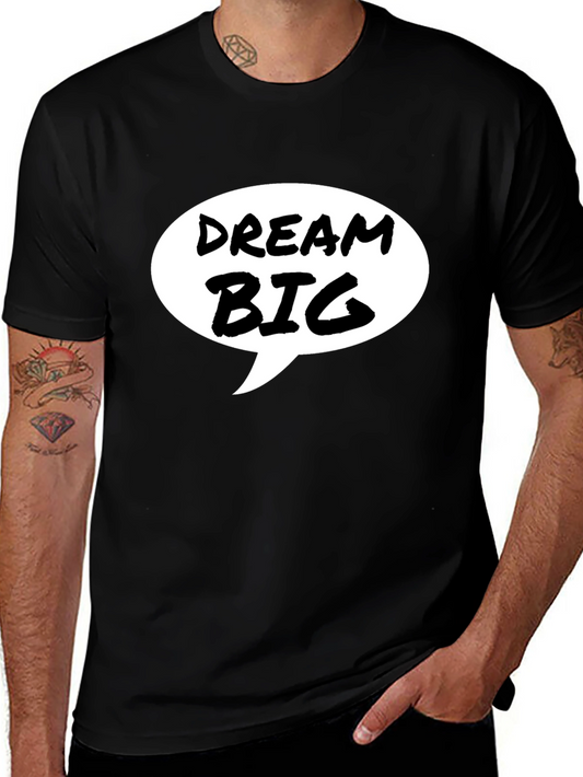 Dream Big Black Graphic Tee