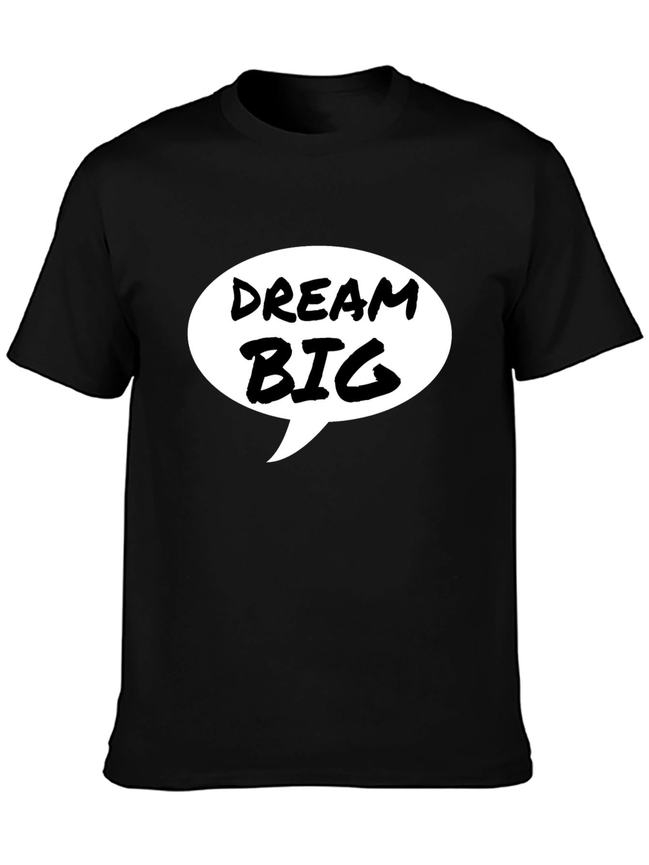 Dream Big Black Graphic Tee