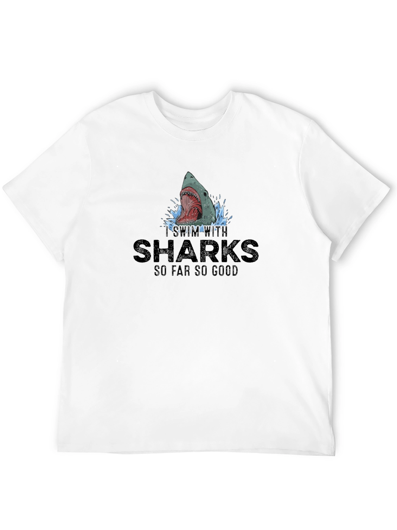 I Swim With Sharks Graphic Tee