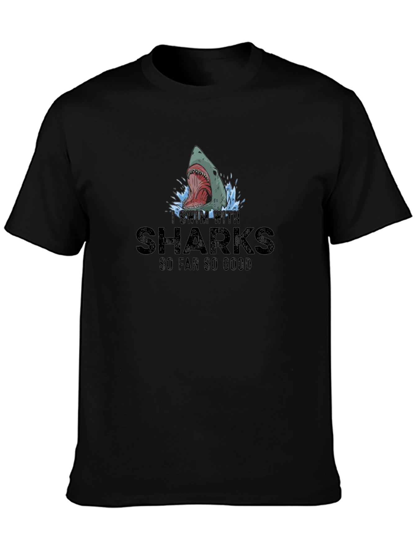 I Swim With Sharks Graphic Tee