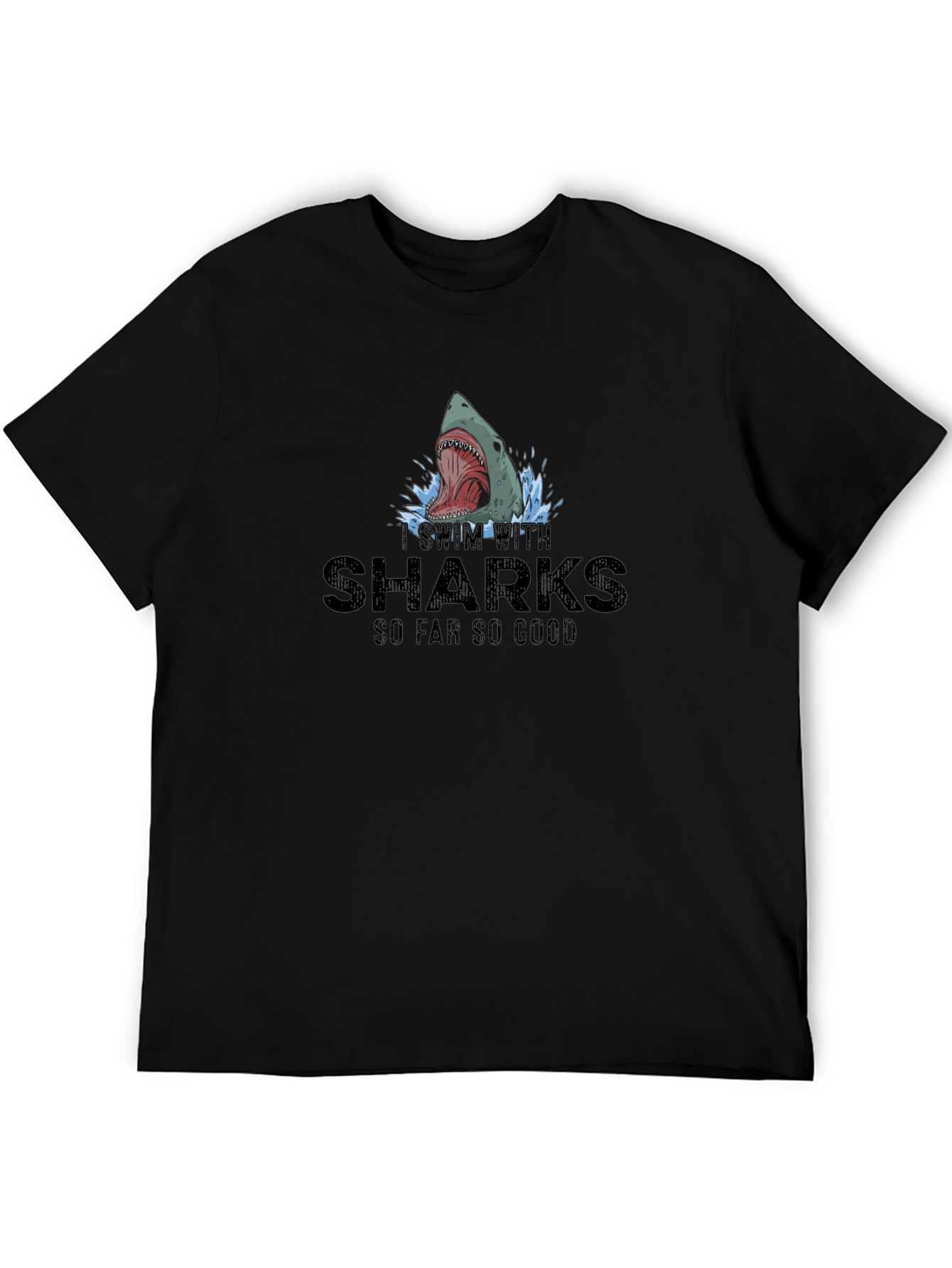 I Swim With Sharks Graphic Tee