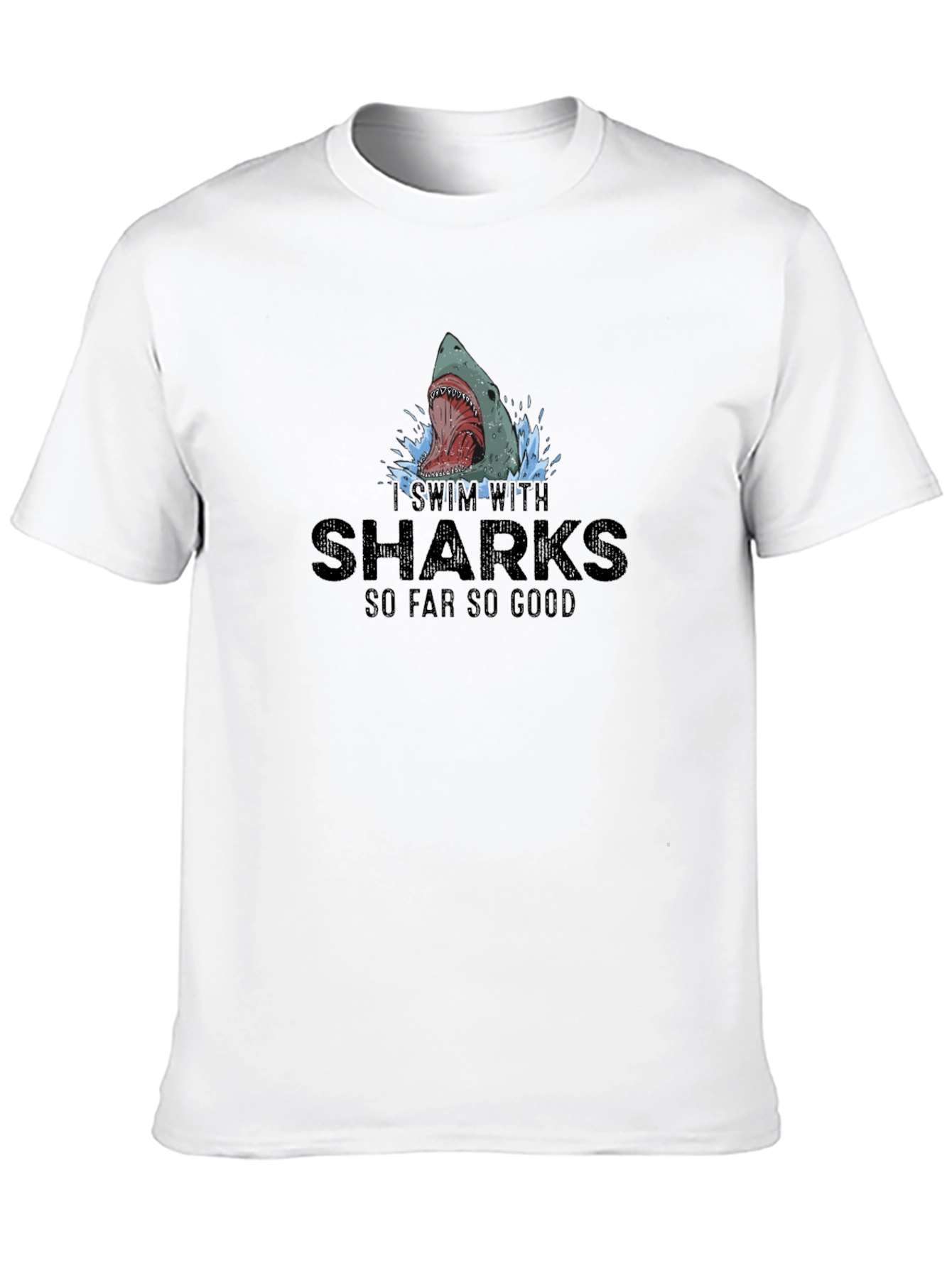 I Swim With Sharks Graphic Tee