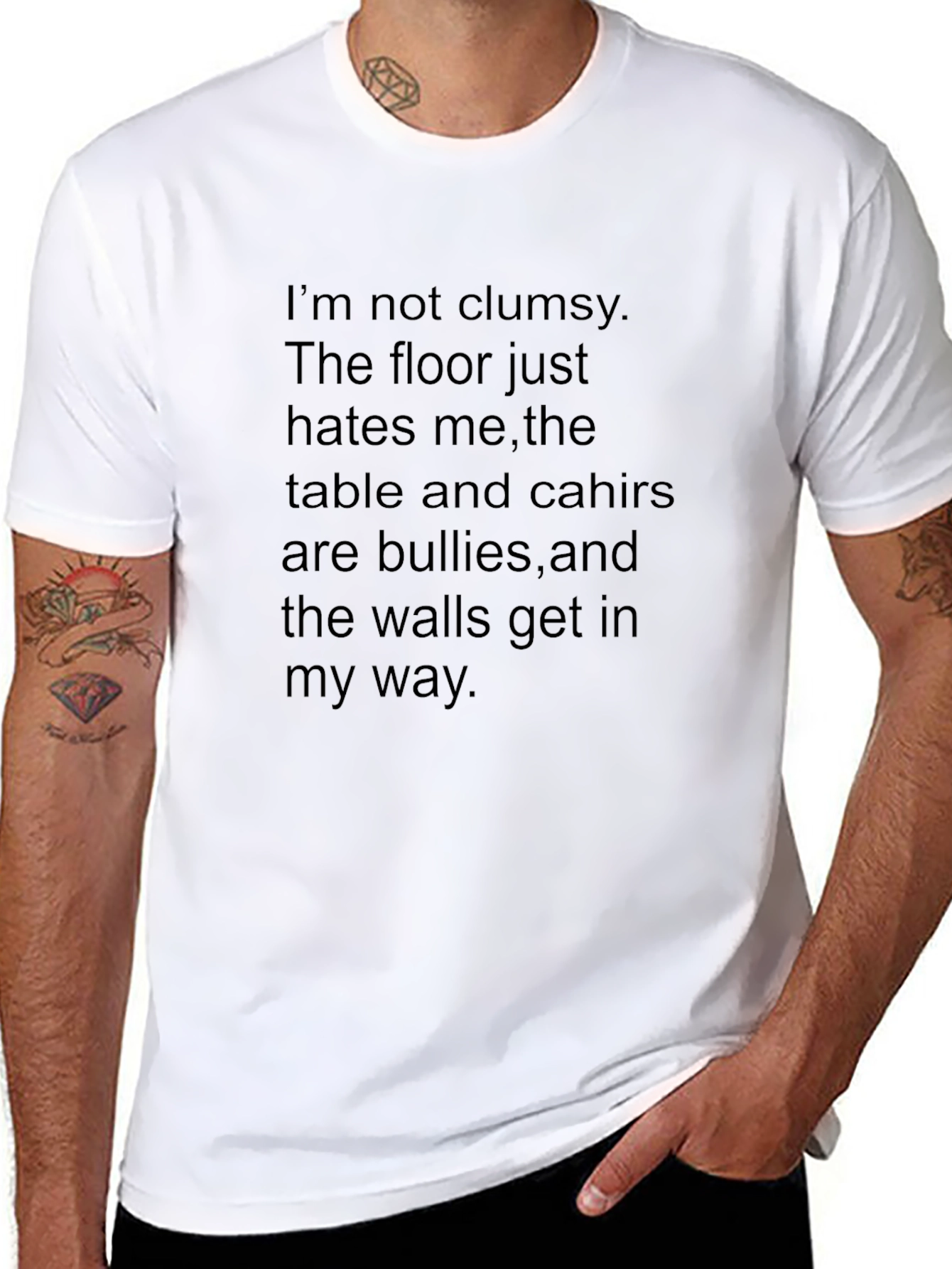 Funny Clumsy Excuse T-Shirt