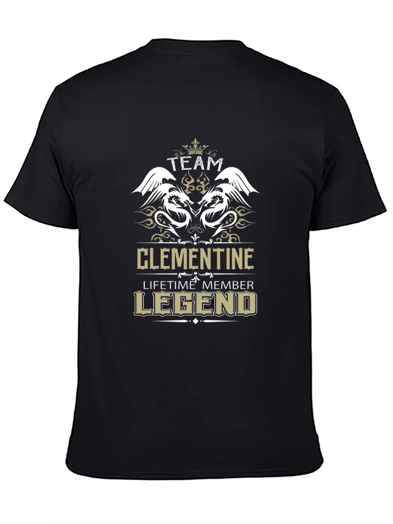 Clementine Team Legend Black T-Shirt