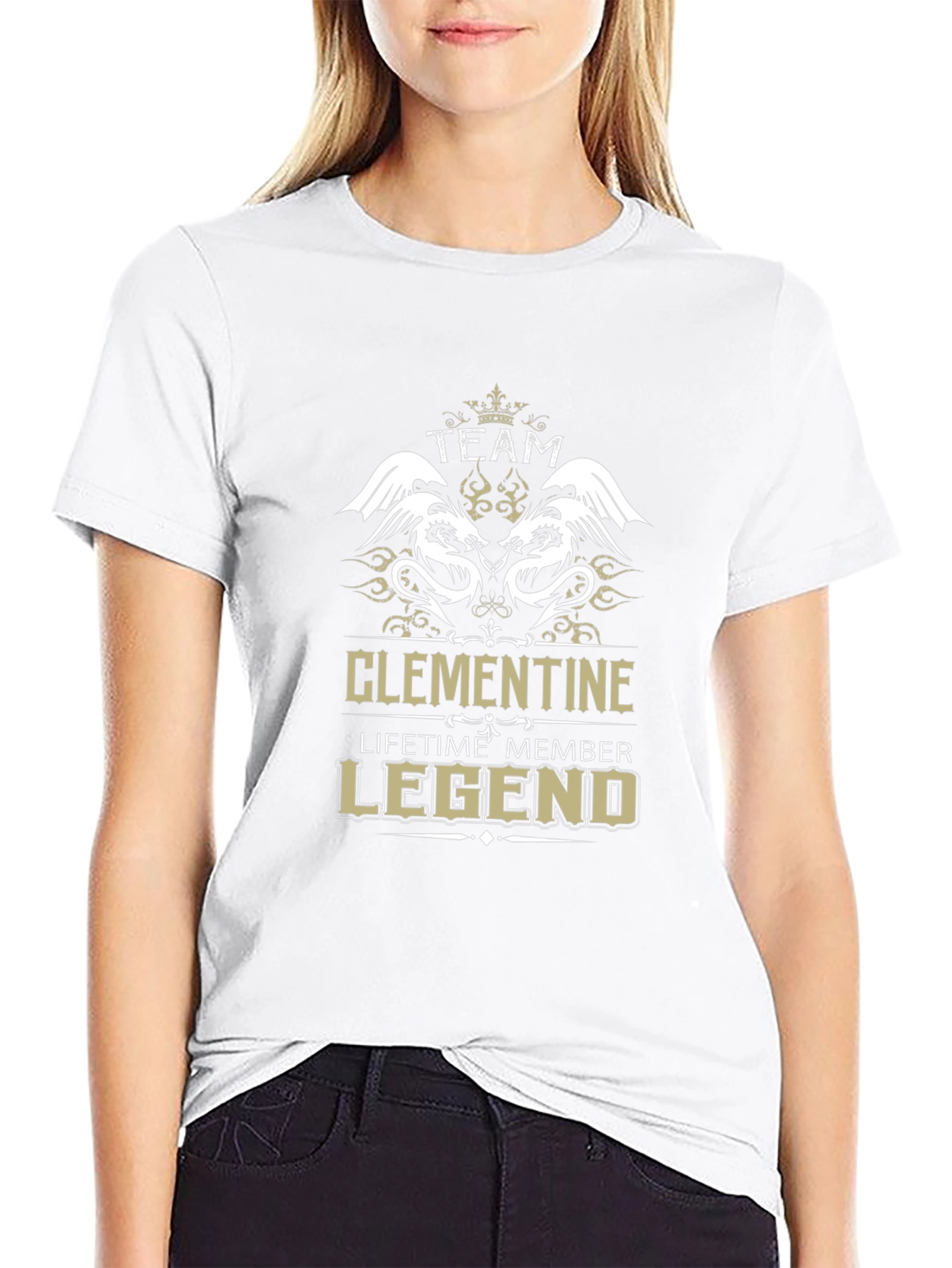 Clementine Team Legend Black T-Shirt