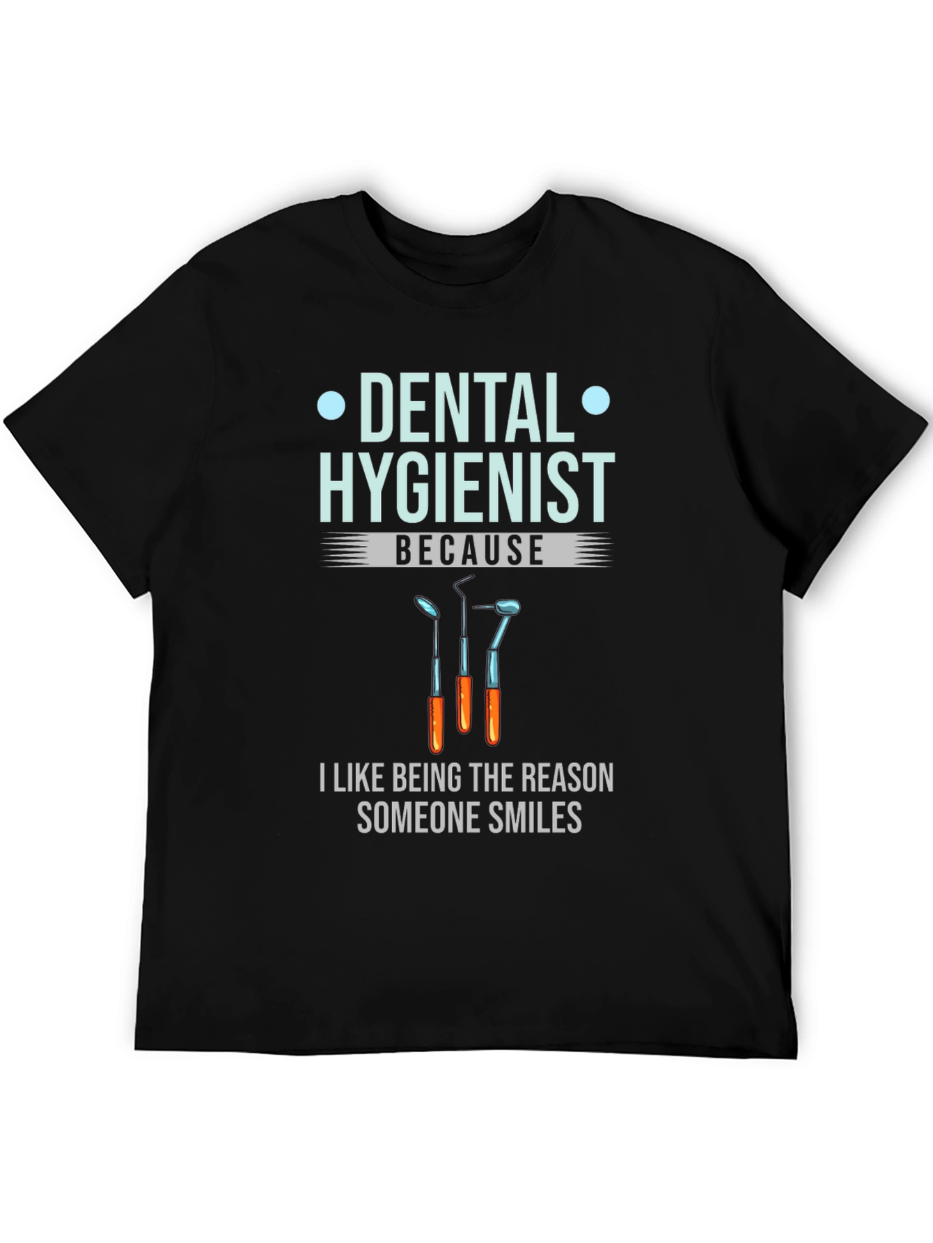 Dental Hygienist T-Shirt - Because I Like Smiles!