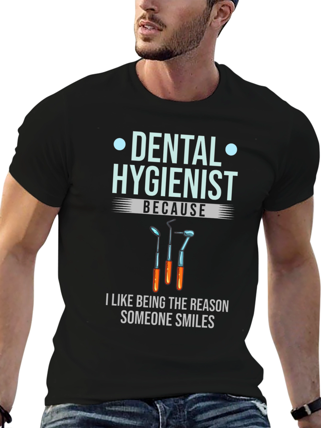 Dental Hygienist T-Shirt - Because I Like Smiles!