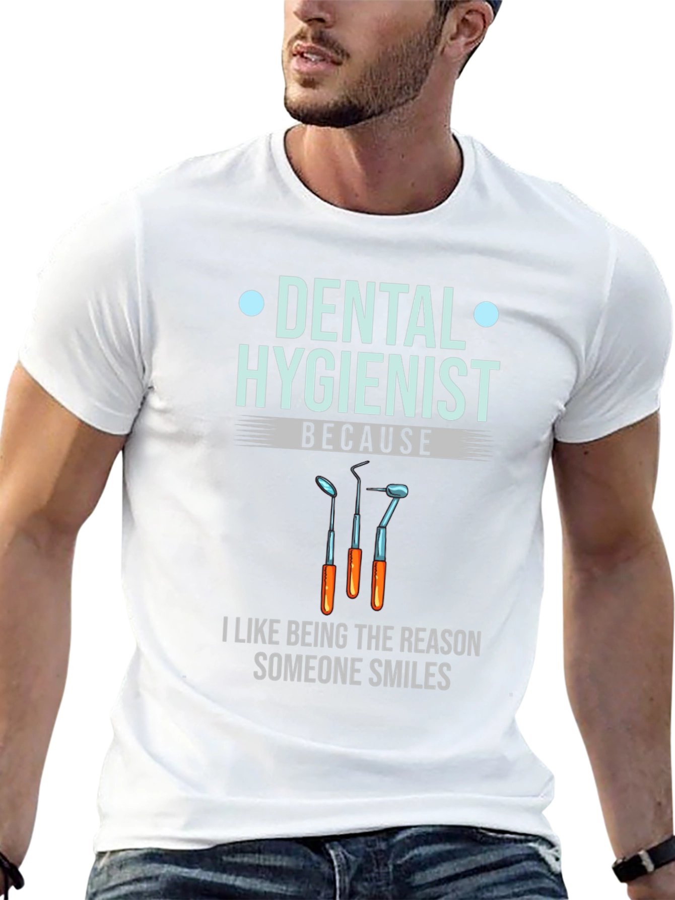 Dental Hygienist T-Shirt - Because I Like Smiles!