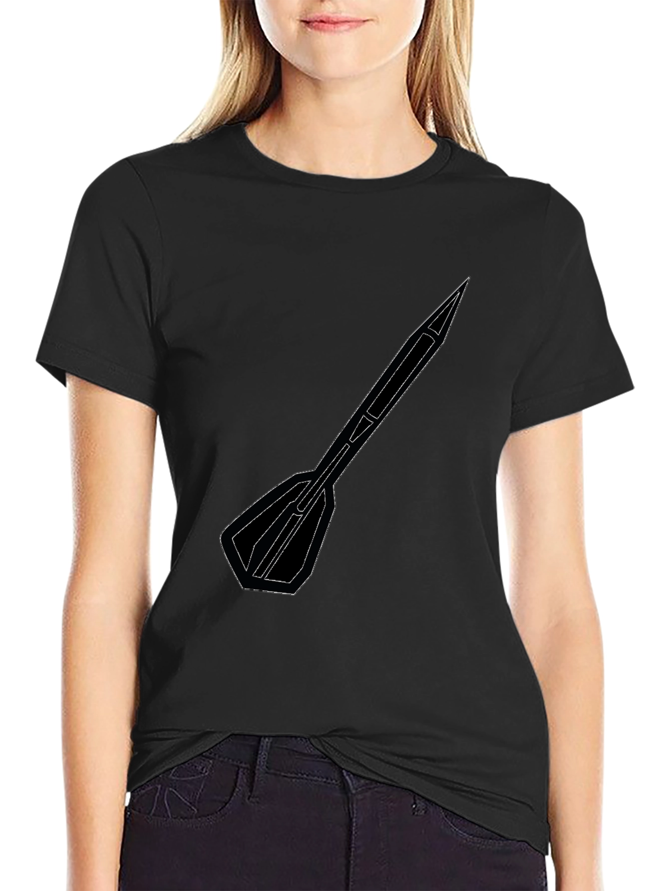 Dart Graphic Tee - Minimalist Design
