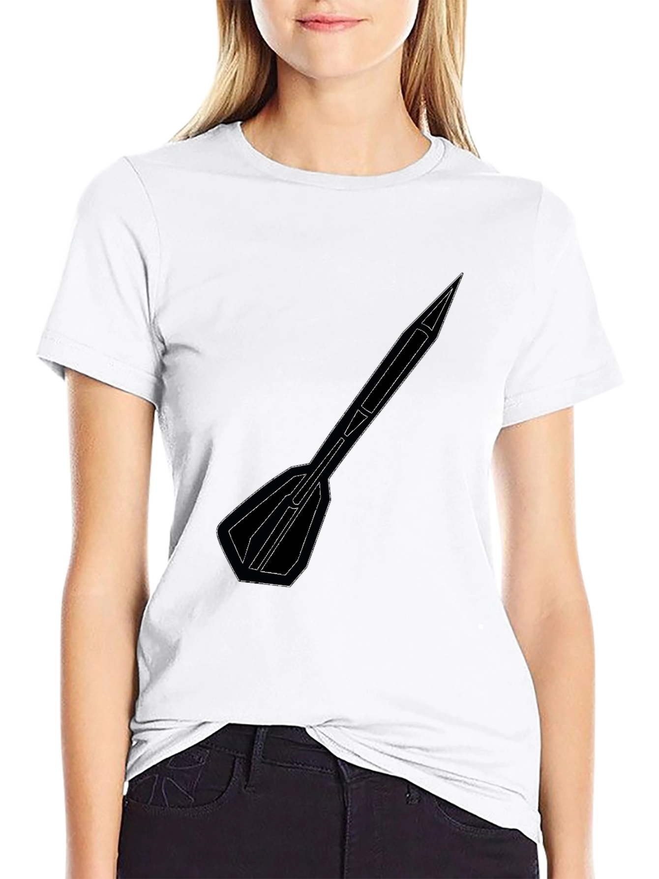 Dart Graphic Tee - Minimalist Design