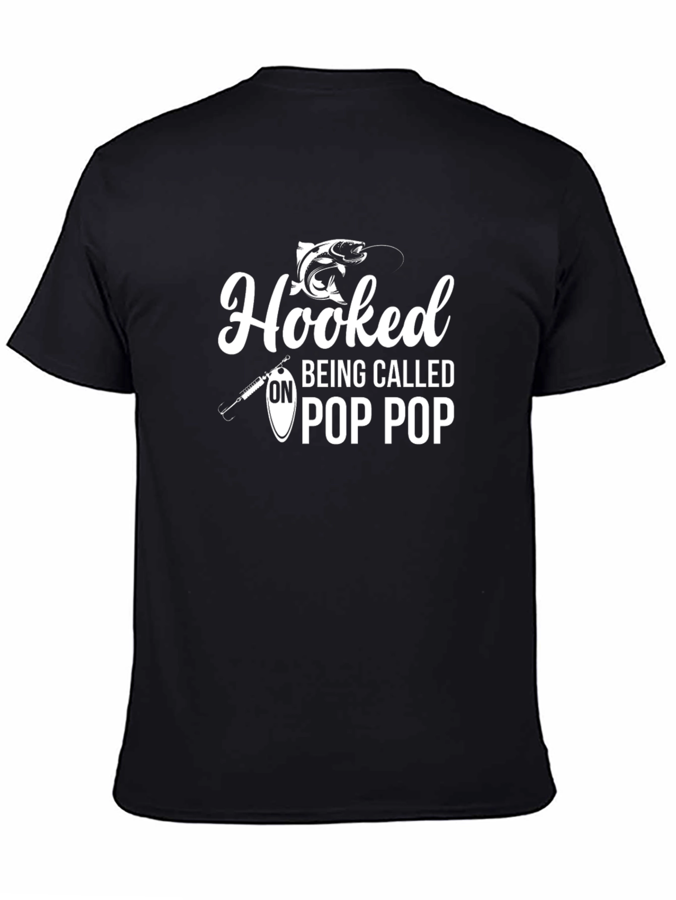 Hooked on Pop Pop Fishing T-Shirt