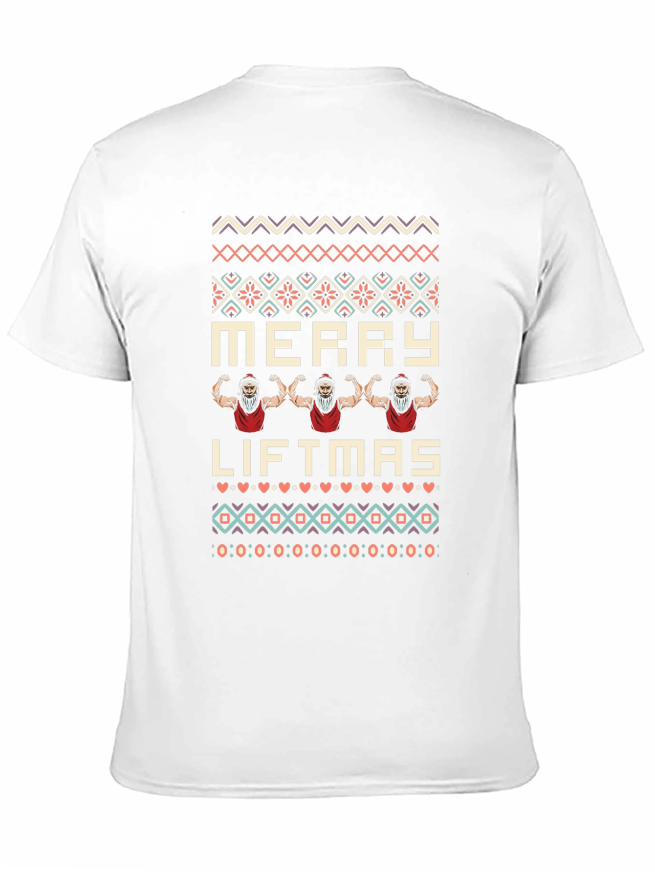 Merry Liftmas Santa T-Shirt | Christmas Gym Tee