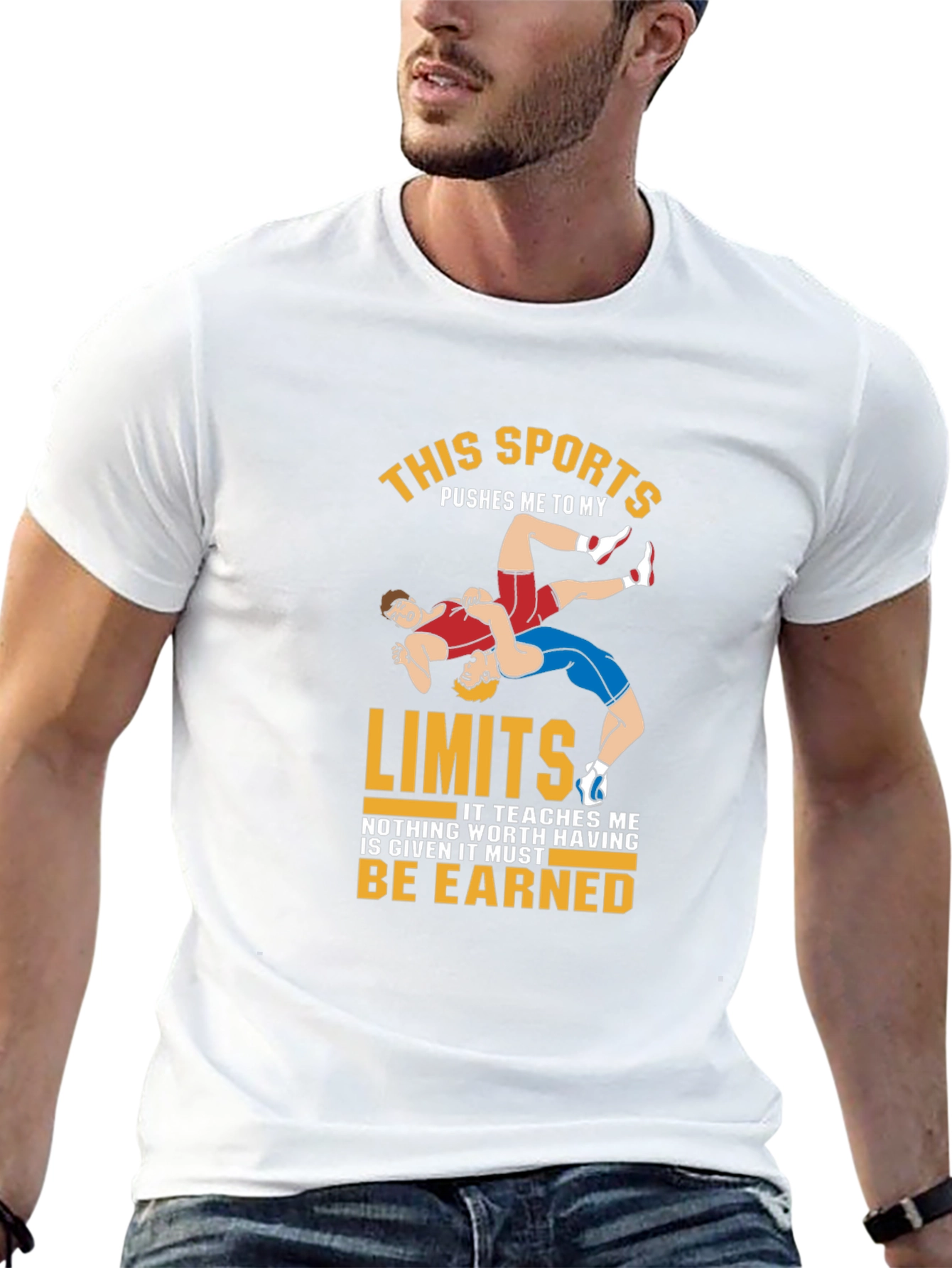 Wrestling Limits T-Shirt - Sports Tee