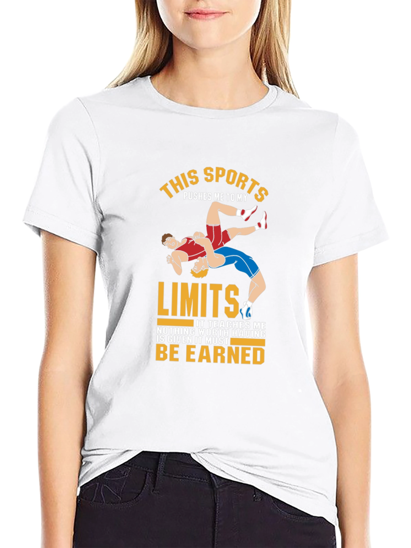Wrestling Limits T-Shirt - Sports Tee