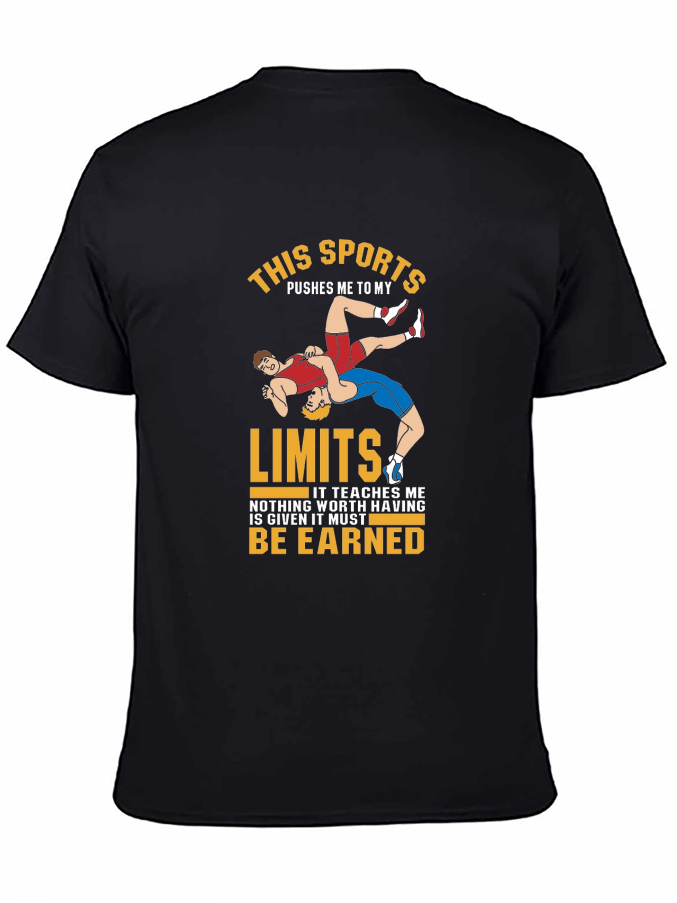 Wrestling Limits T-Shirt - Sports Tee