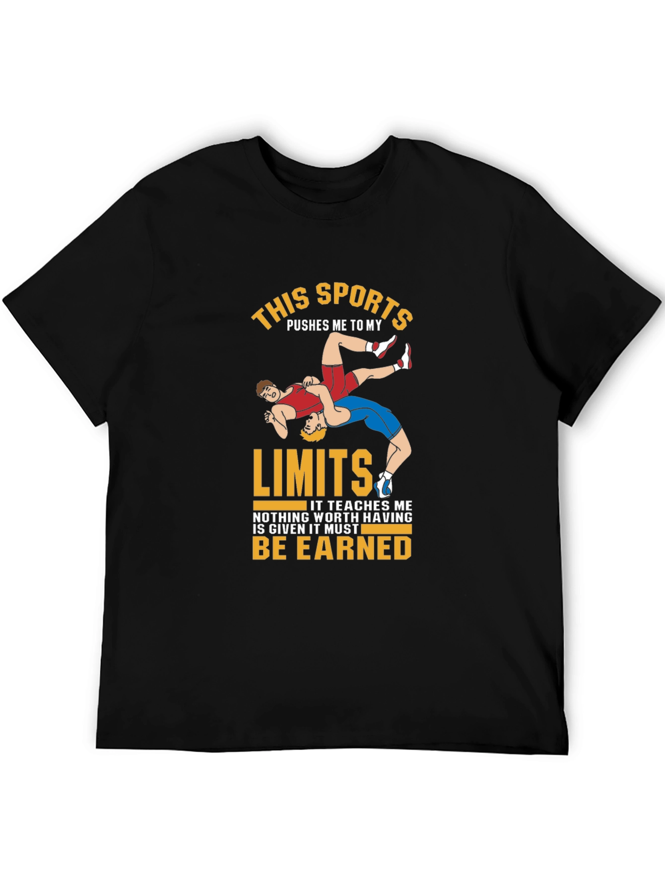 Wrestling Limits T-Shirt - Sports Tee