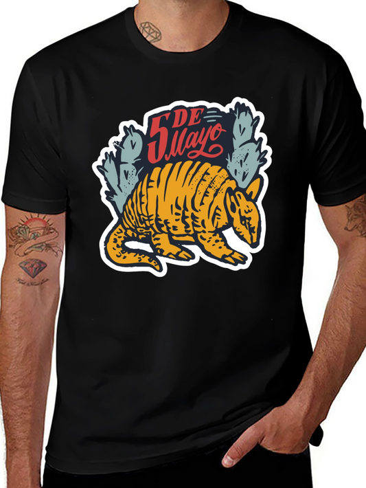 Cinco De Mayo Armadillo Graphic T-Shirt