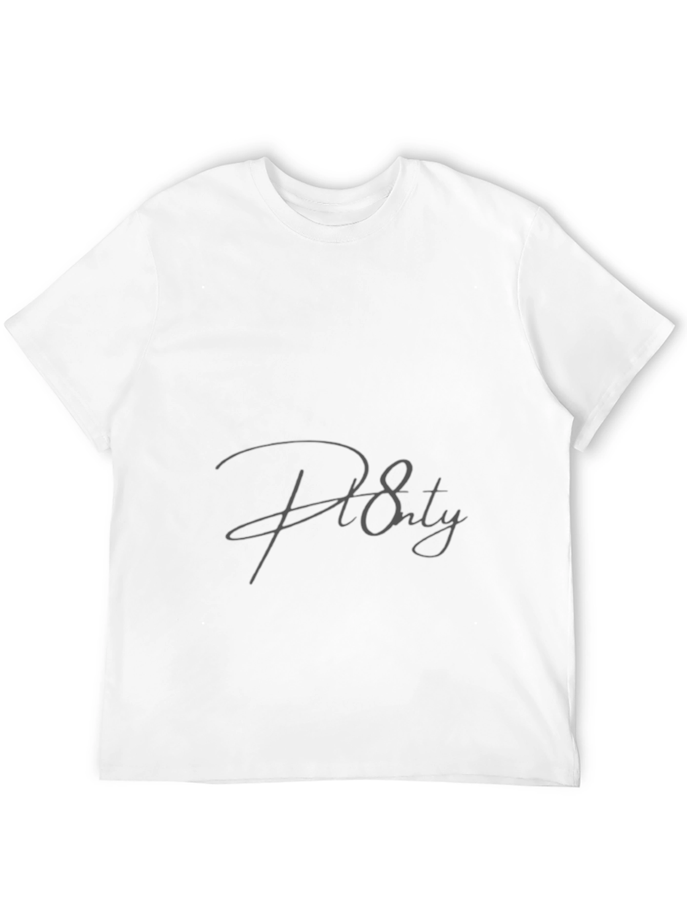 Mens Black T-Shirt with P8rty Graphic
