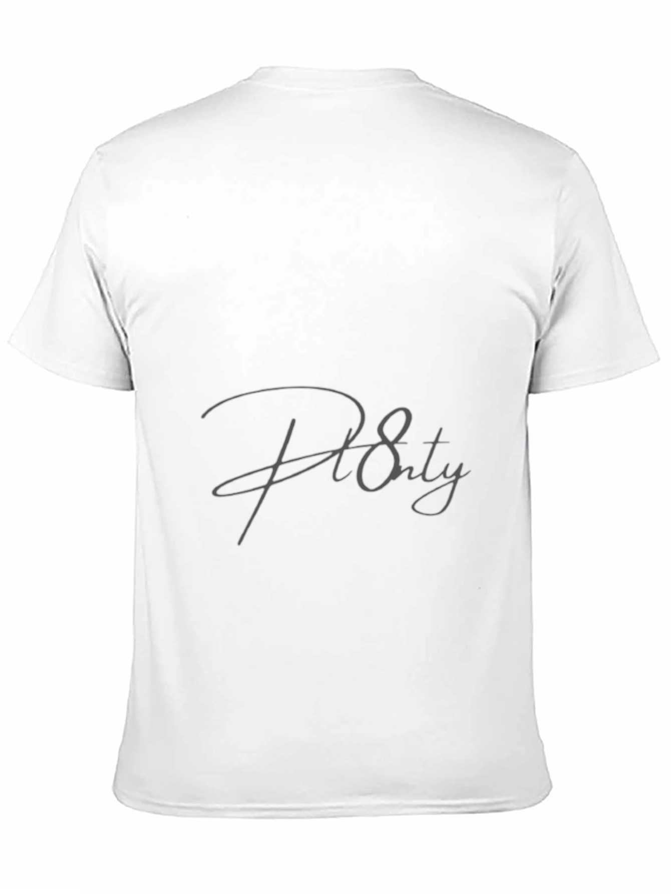Mens Black T-Shirt with P8rty Graphic